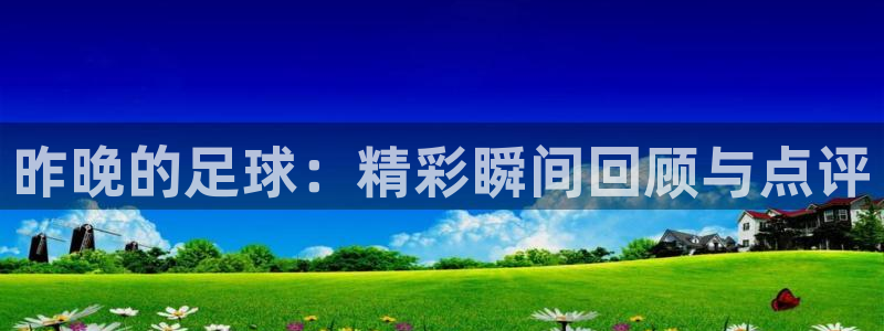 昨晚的足球:精彩瞬间回顾与点评